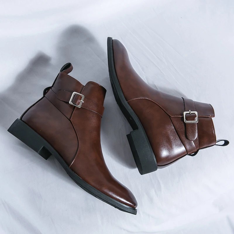 Fashion Designer Men's Pointed - огляд і ціна Men Formal Wear With Boots