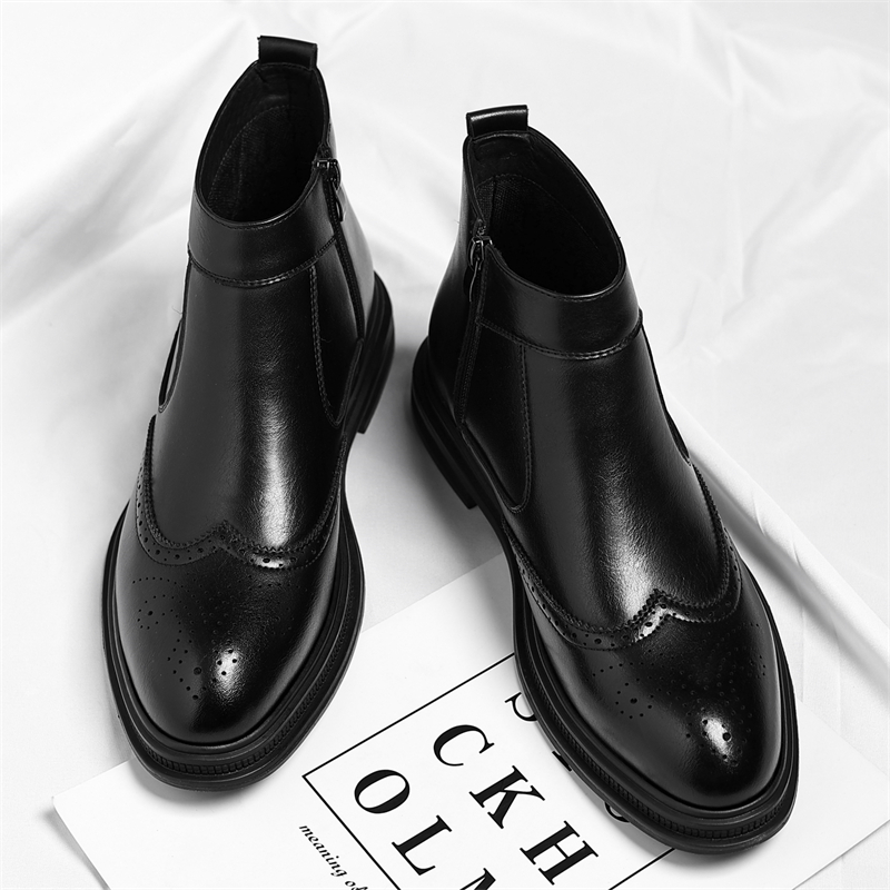 Autumn  Winter Thick Soled Men - огляд і ціна Men Formal Wear With Boots