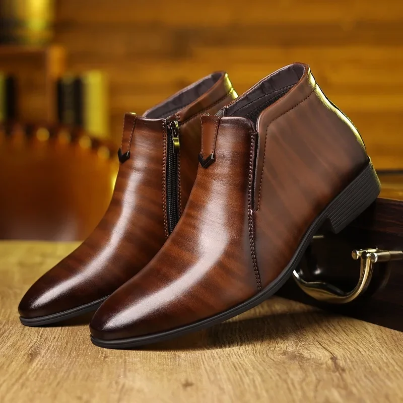 Luxury Mens Boots Fashion High - огляд і ціна Men Formal Wear With Boots