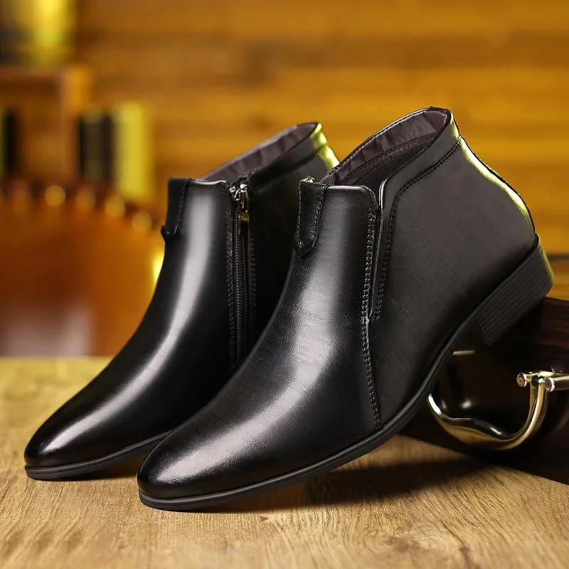 Luxury Mens Boots Fashion High - огляд і ціна Men Formal Wear With Boots