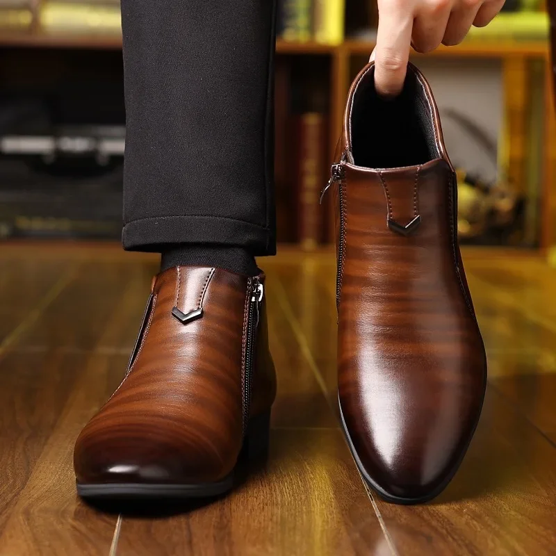 Luxury Mens Boots Fashion High - огляд і ціна Men Formal Wear With Boots