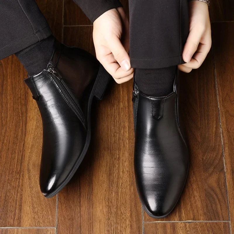 Luxury Mens Boots Fashion High - огляд і ціна Men Formal Wear With Boots