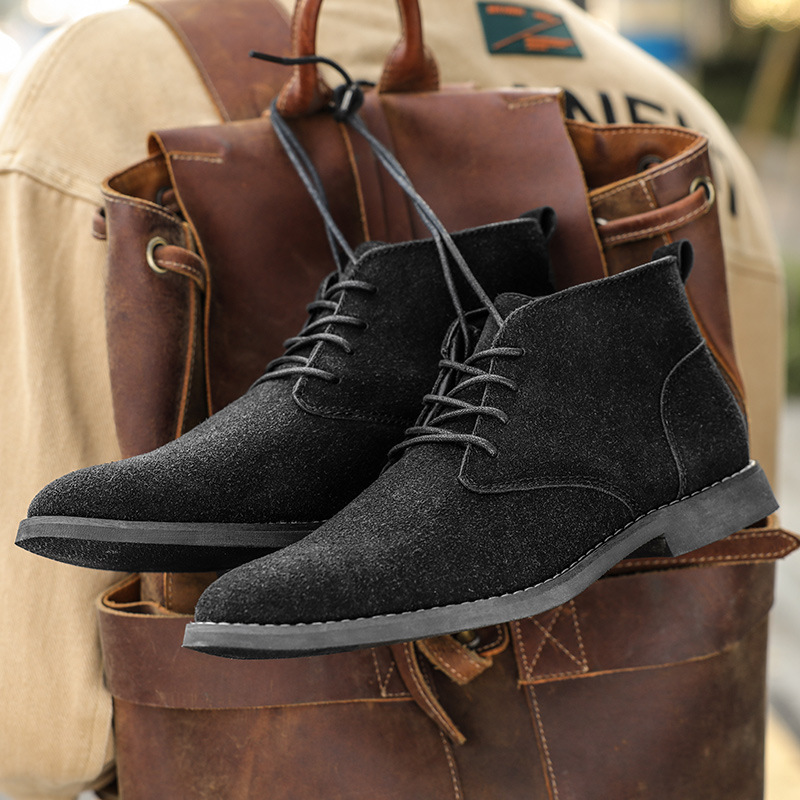 British Style Brown Chelsea Bo - огляд і ціна Men Formal Wear With Boots