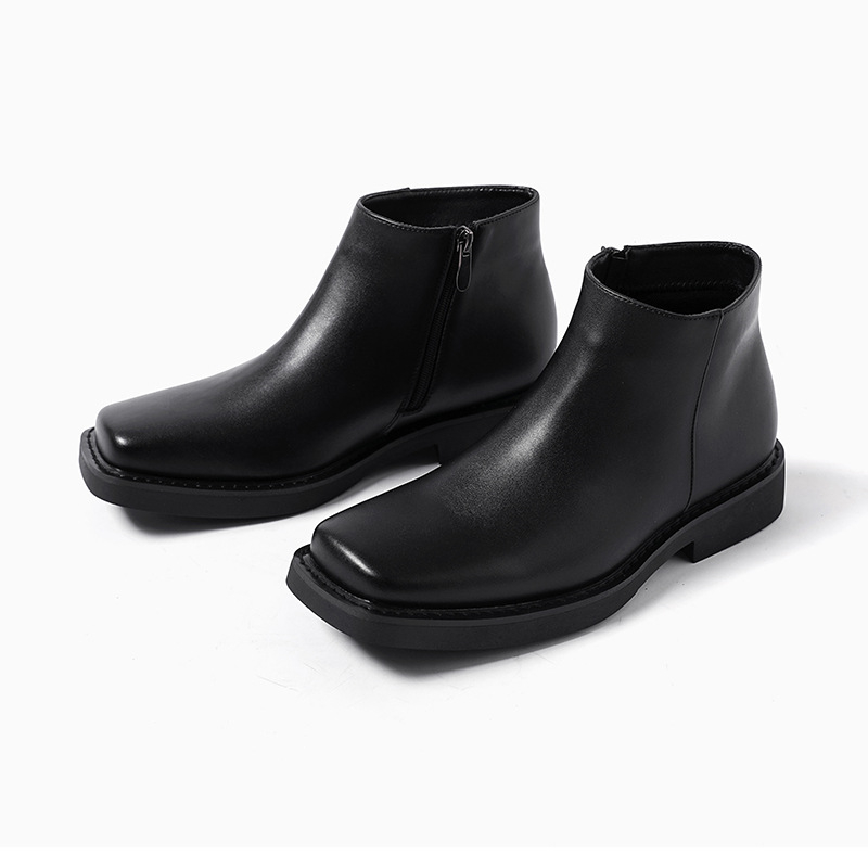 Luxury Fashion Black Men Casua - огляд і ціна Men Formal Wear With Boots