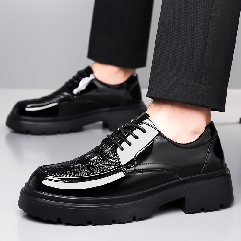 Men Leather Shoes Spring Briti - огляд і ціна Formal Men Daily Wear Footwear