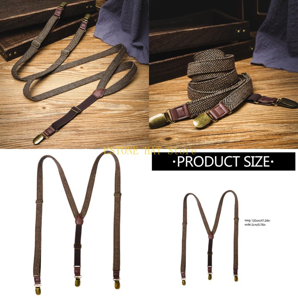 49MF 3 Clip Men Suspenders Ela - огляд і ціна Men'S Formal Wear With Suspenders
