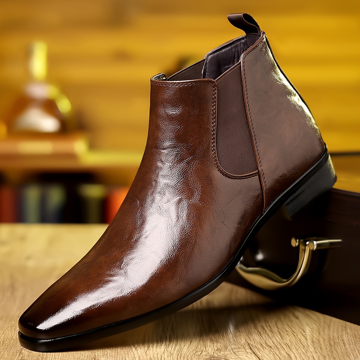 Chelsea Boots Leather Boots Au - огляд і ціна Men Formal Wear With Boots