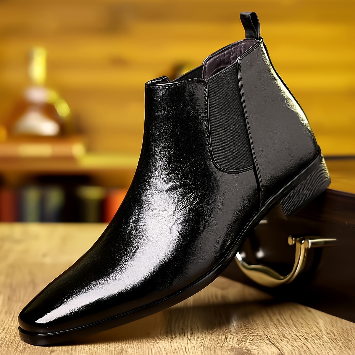 Chelsea Boots Leather Boots Au - огляд і ціна Men Formal Wear With Boots