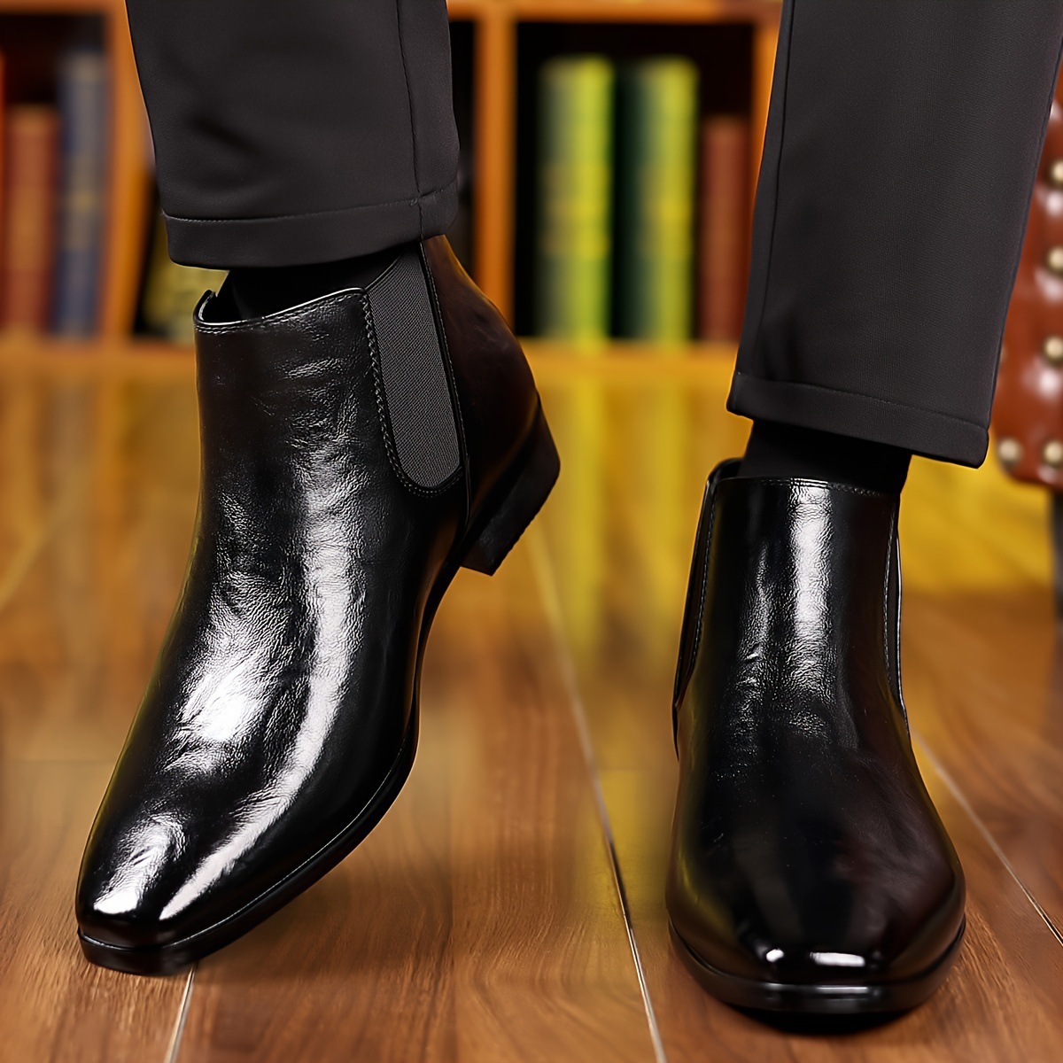 Chelsea Boots Leather Boots Au - огляд і ціна Men Formal Wear With Boots