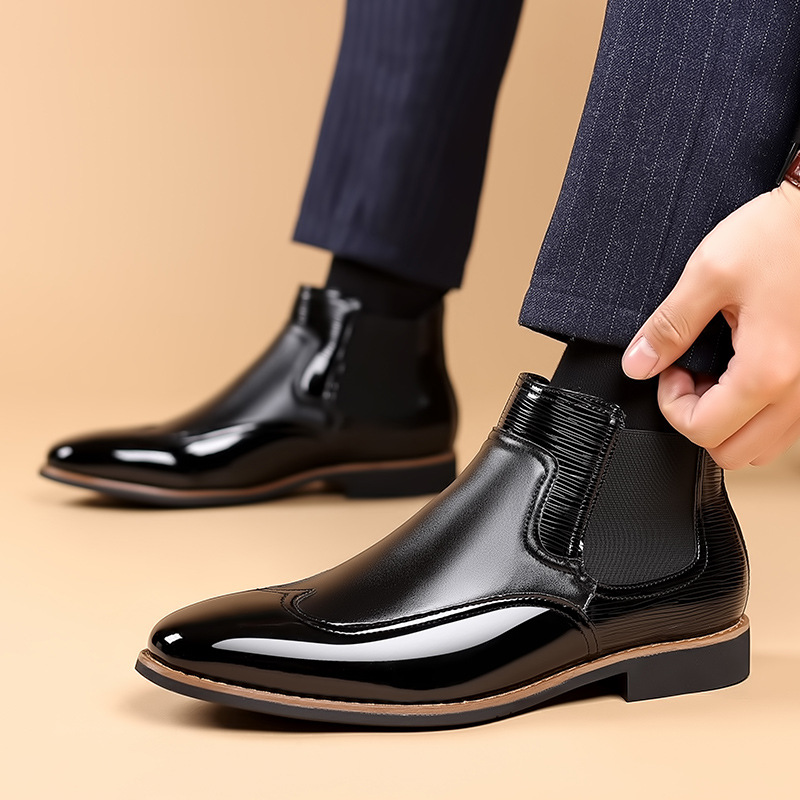 Chelsea Boots for Men Luxury R - огляд і ціна Men Formal Wear With Boots