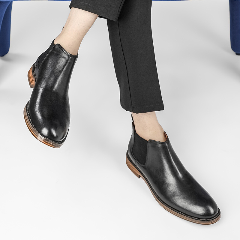 Men's Business Fashion Dress B - огляд і ціна Men Formal Wear With Boots
