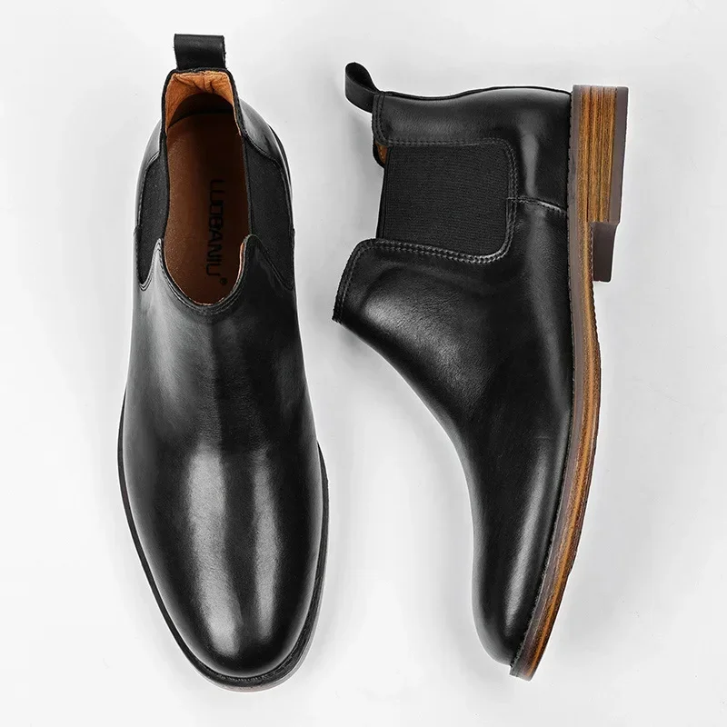 Men's Business Fashion Dress B - огляд і ціна Men Formal Wear With Boots