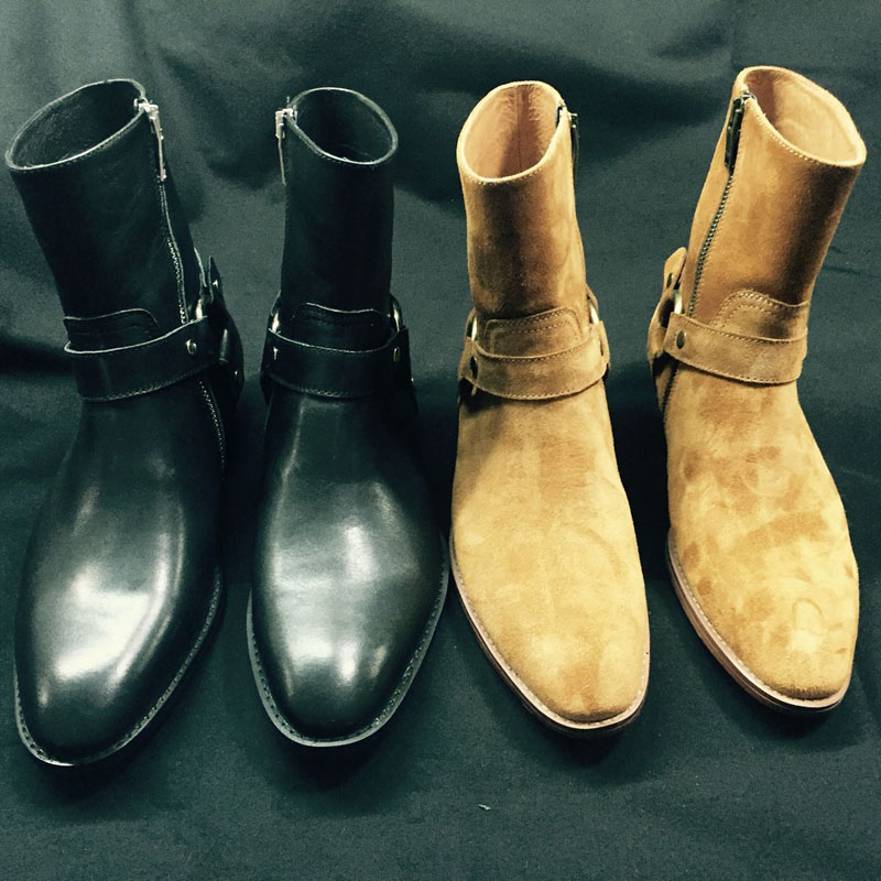 Men Genuine Leather Handmade B - огляд і ціна Men Formal Wear With Boots
